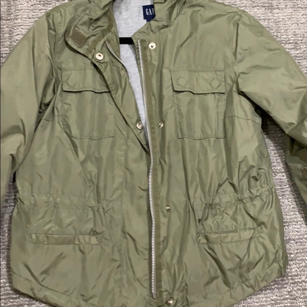 Gap Army green crop jacket - Picture 2 of 5